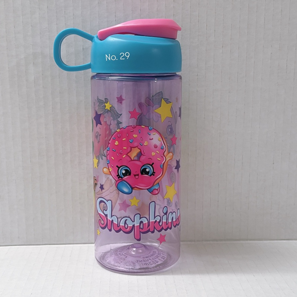 Shopkins Water Bottle By Zak Designs 16.5oz BPA FREE